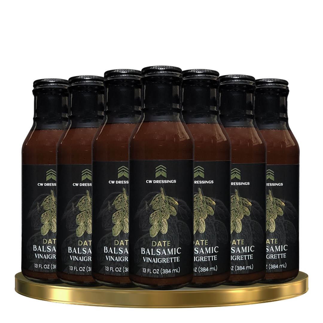 Date Balsamic Vinaigrette Marinade & Dressing, Bulk Size (Case of 12) by CW Dressings™