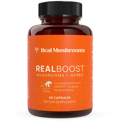 RealBoost - Cordyceps, Guayusa and Ginseng by Real Mushrooms
