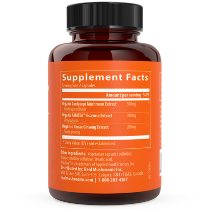 RealBoost - Cordyceps, Guayusa and Ginseng by Real Mushrooms