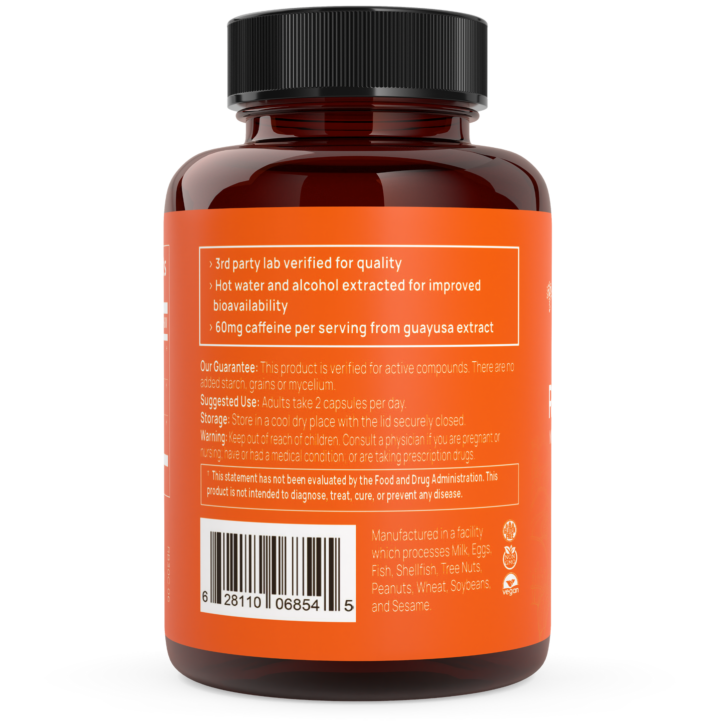 RealBoost - Cordyceps, Guayusa and Ginseng by Real Mushrooms