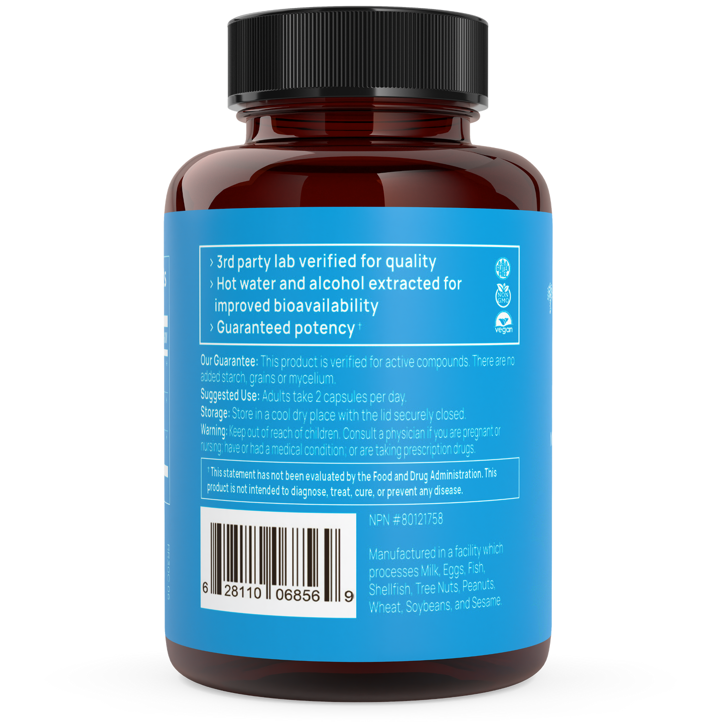 RealRest - Reishi, Valerian and Lemon Balm by Real Mushrooms