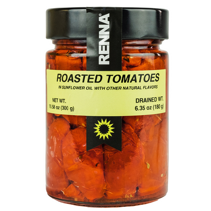 SALE! Renna, Fire Grill Roasted Tomatoes In preserved in oil, 10.58oz