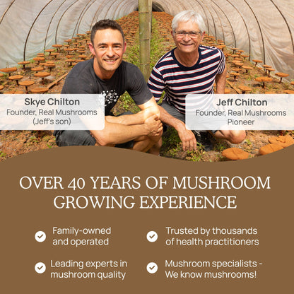 Organic Lions Mane Extract Capsules by Real Mushrooms