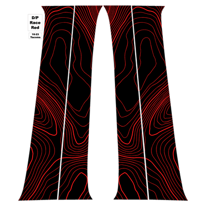 Topo B Pillar Overlays - 2016-2023 Tacoma Double Cab