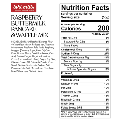 Raspberry Buttermilk Pancake & Waffle Mix