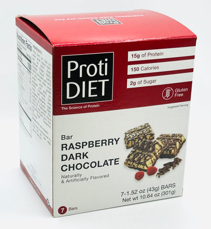 Raspberry Dark Chocolate Squares - ProtiDiet