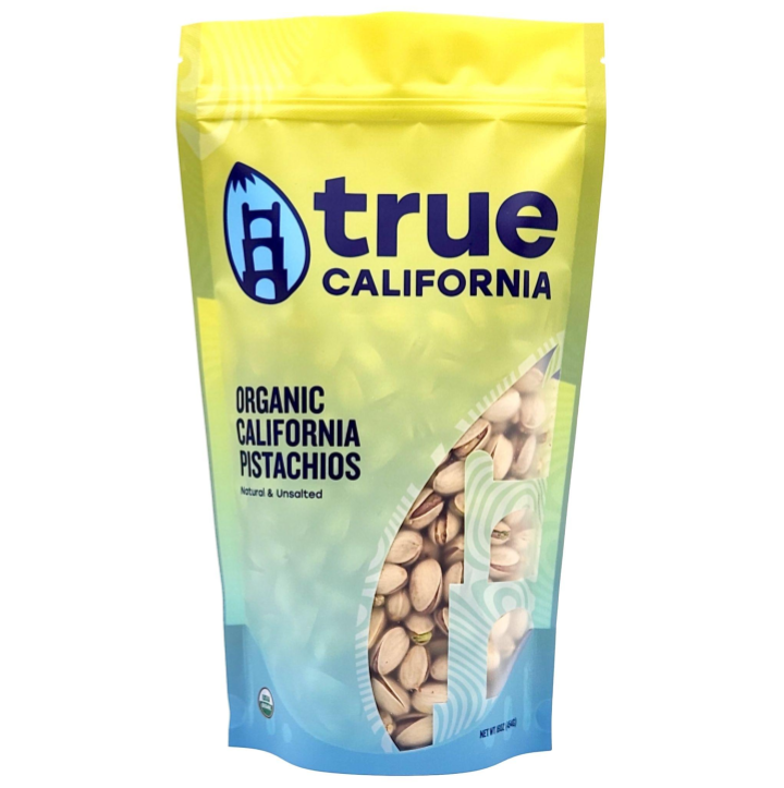 Organic Pistachios, Natural & Unsalted