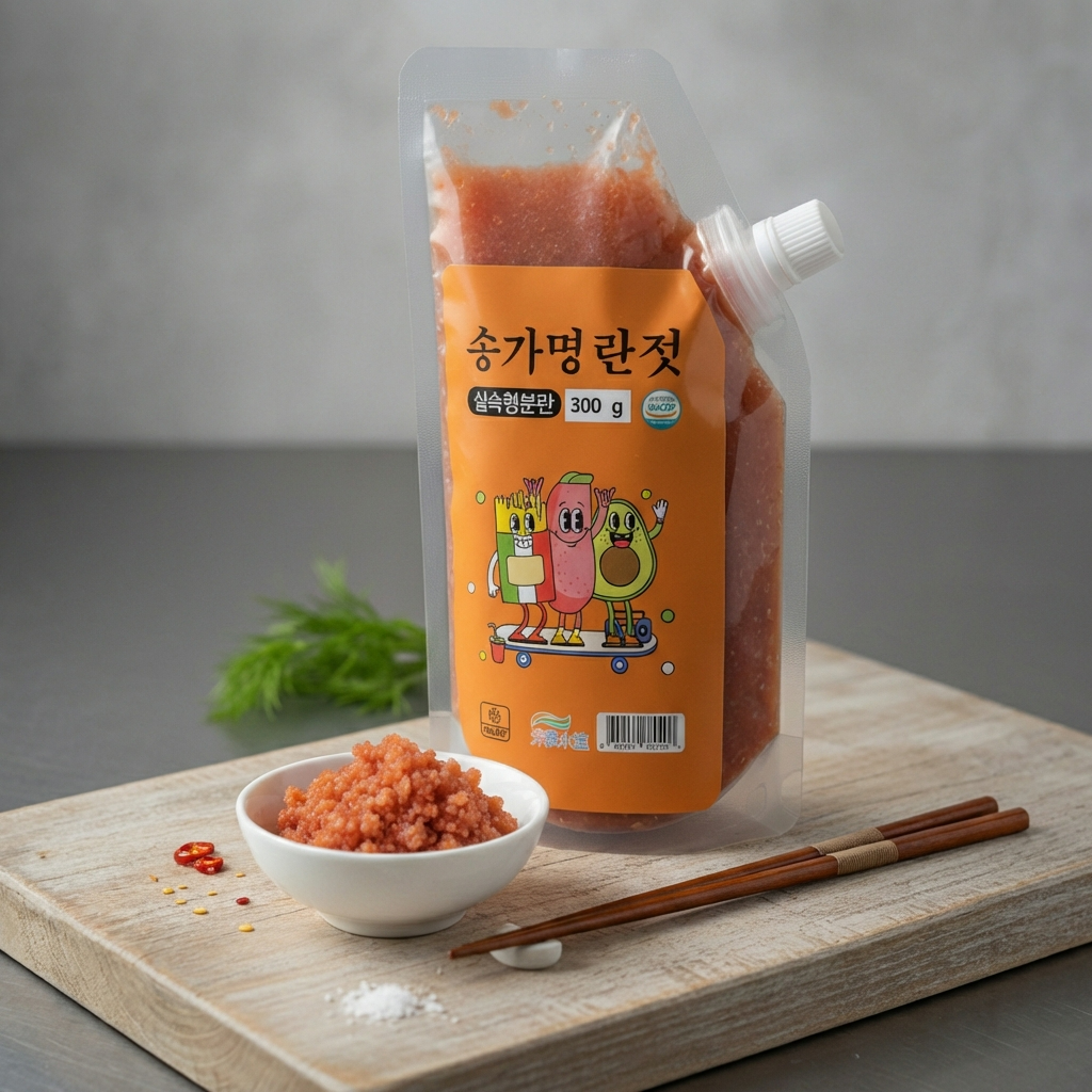 Tube-Type Premium Salted Pollock Roe (300g)
