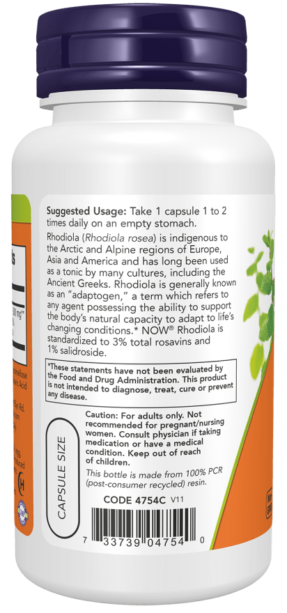 Rhodiola 500mg Ext. 3%