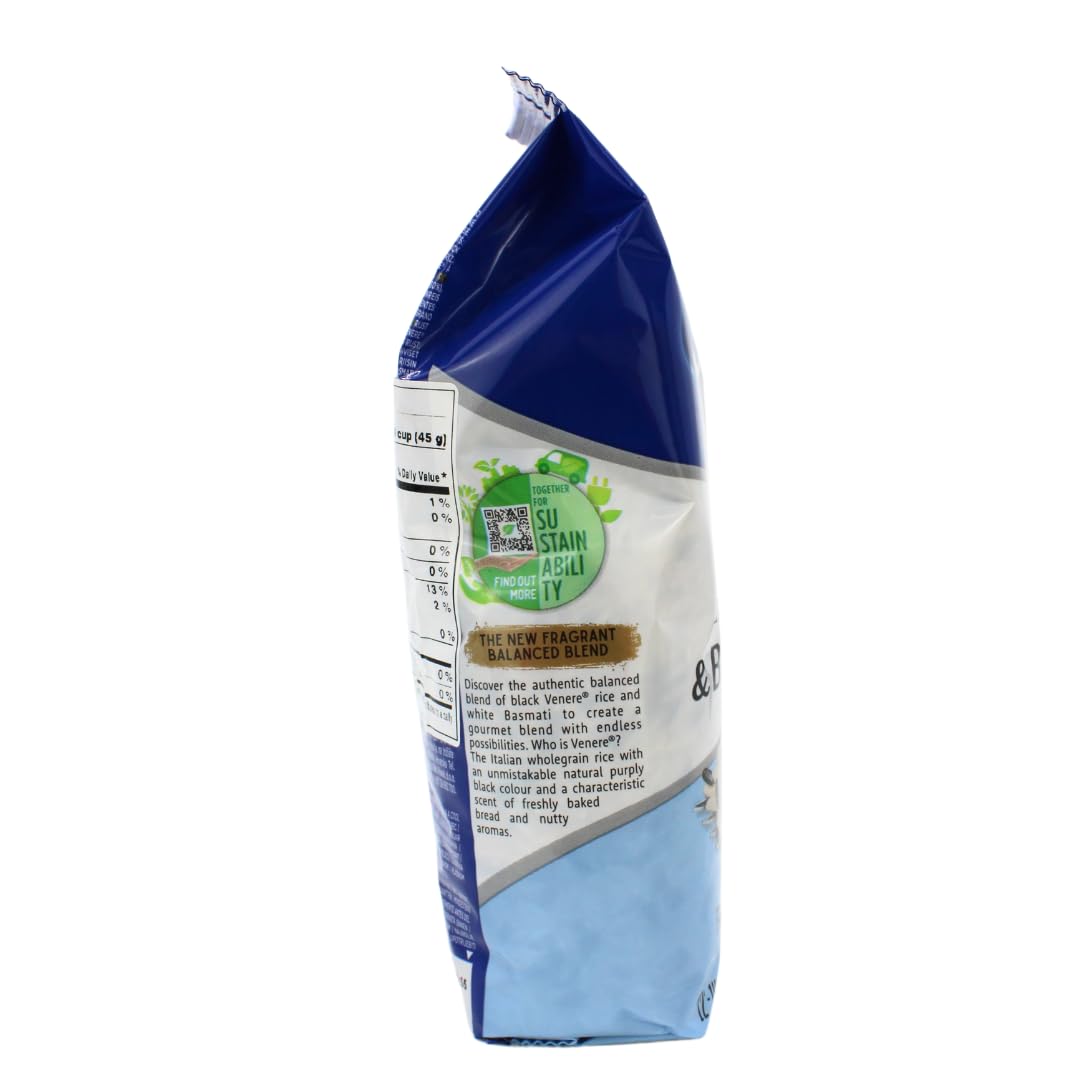 Riso Scotti, Venere Italian Black Rice & Basmati Rice, 17.6 oz (500 g)