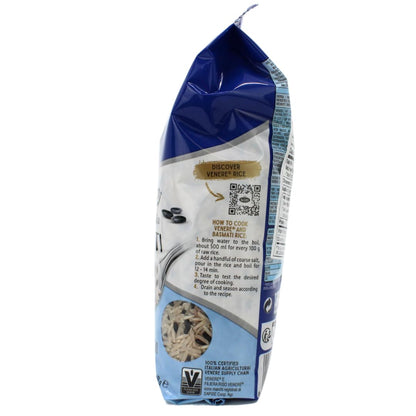 Riso Scotti, Venere Italian Black Rice & Basmati Rice, 17.6 oz (500 g)