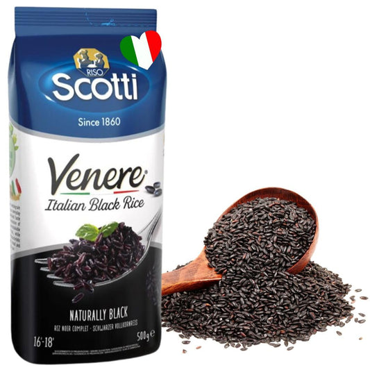 Riso Scotti, Venere Black Italian Rice, 1.1 lb (500 g)