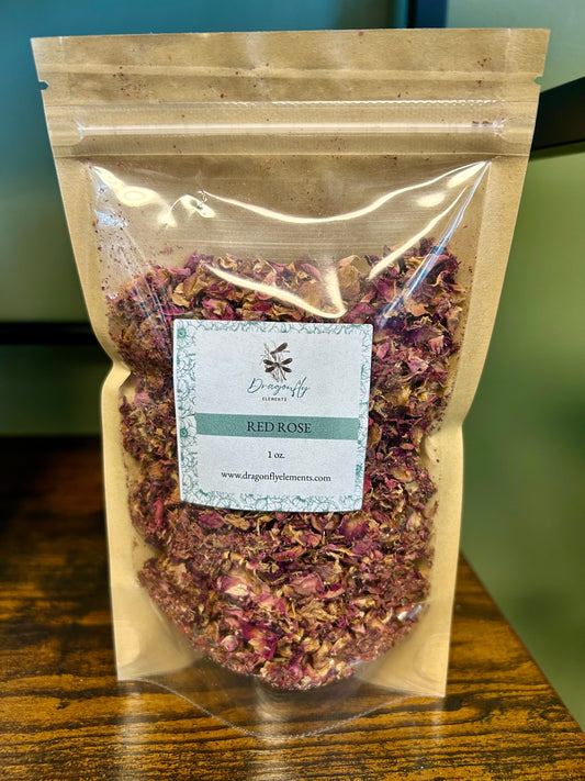 Red Rose Petals 1oz