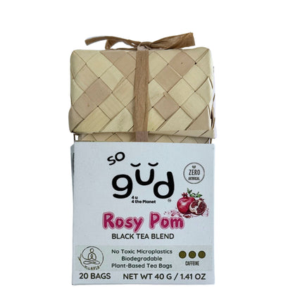 Rosy Pom Black Tea Blend | Plant-based Tea Bags