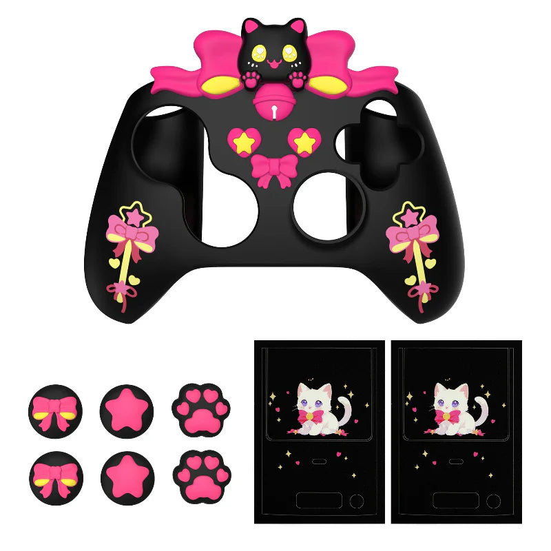 PlayVital Kawaii Cat Xbox Controller Cover