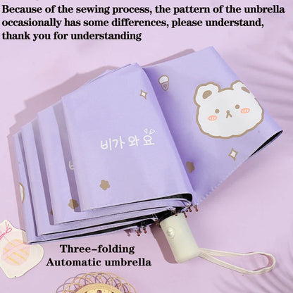 Kawaii Bear Pastel Umbrella