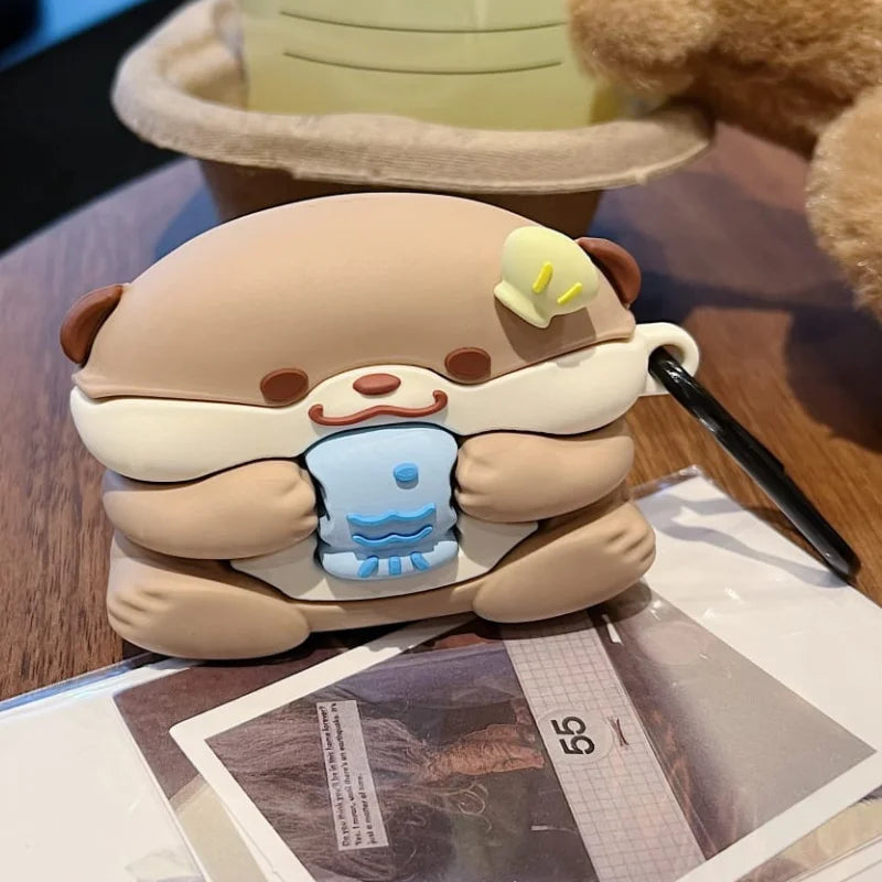 Kawaii Otter AirPods Case