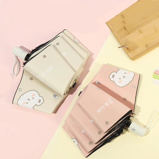 Kawaii Bear Pastel Umbrella