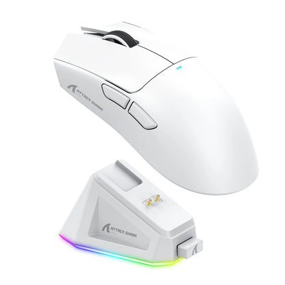 Attack Shark X11 White  Bluetooth Wireless Mouse Three Mode