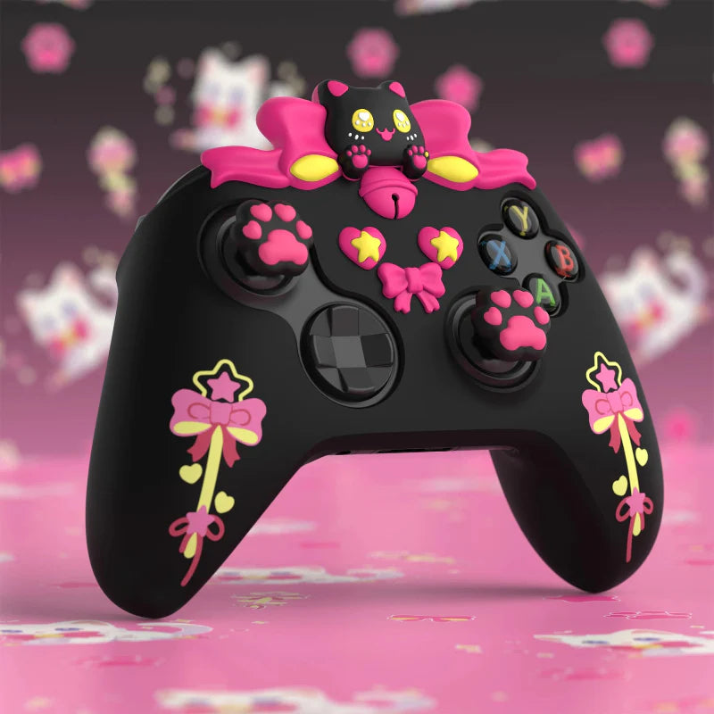 PlayVital Kawaii Cat Xbox Controller Cover
