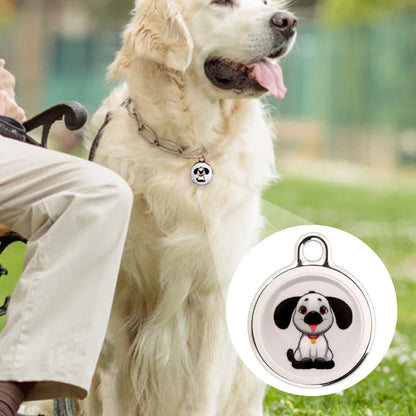 Pet Anti-Lost GPS Tracker Bluetooth-compatible Smart Activity Tracker Waterproof for Dogs Cats Kids Pets Keychain Wallet Luggage