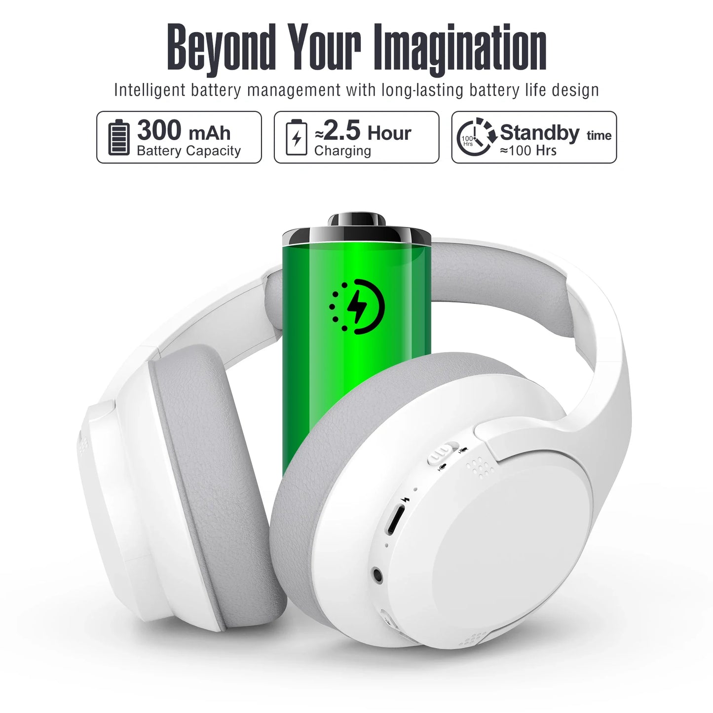Bluetooth Wireless Over-Ear Headphones