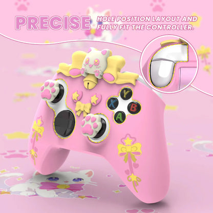 PlayVital Kawaii Cat Xbox Controller Cover