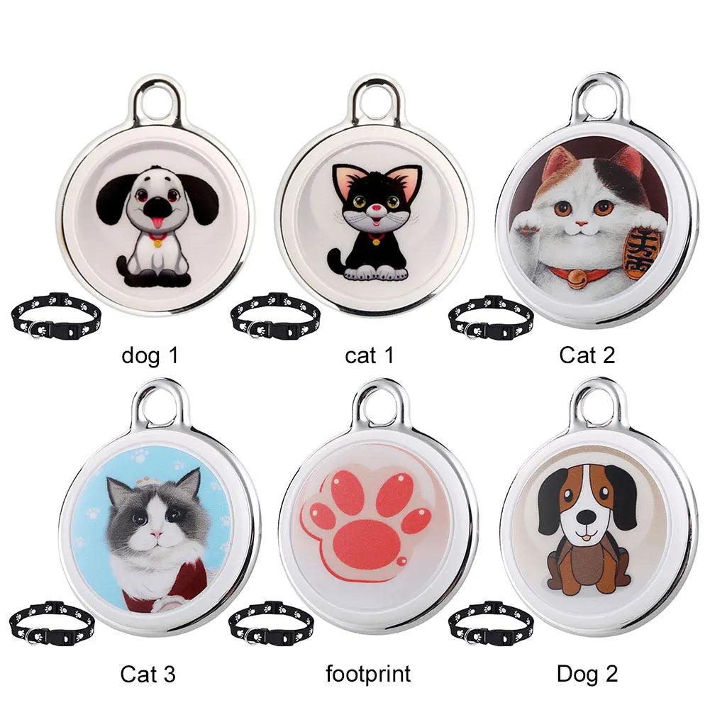 Pet Anti-Lost GPS Tracker Bluetooth-compatible Smart Activity Tracker Waterproof for Dogs Cats Kids Pets Keychain Wallet Luggage