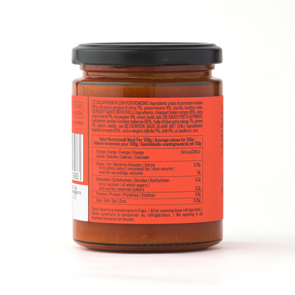 Sugo Pronto Peperoncino (READY  CALABRIAN CHILI PEPPER SAUCE)