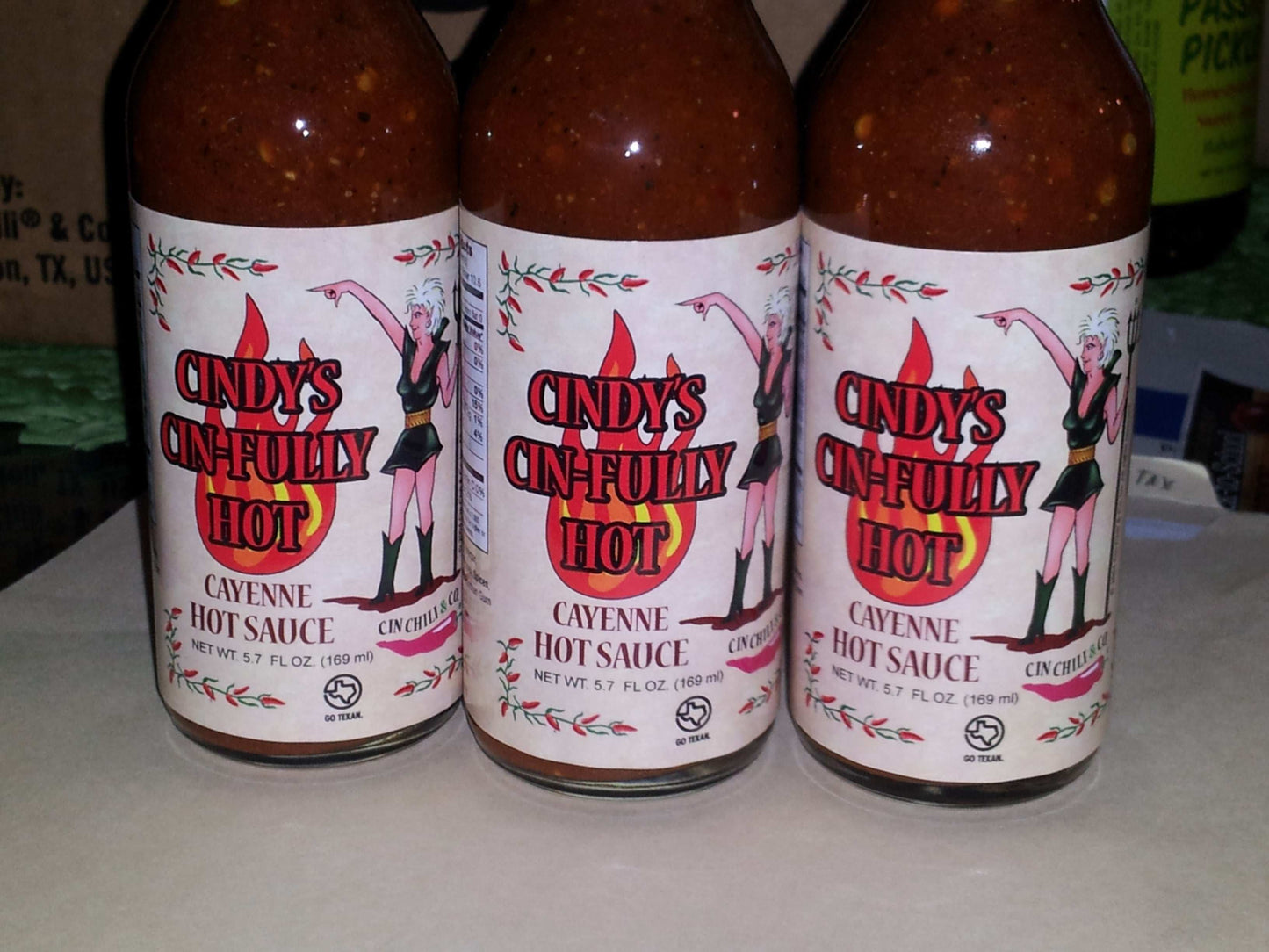 Cindy's Cin-fully Hot Cayenne Hot Sauce