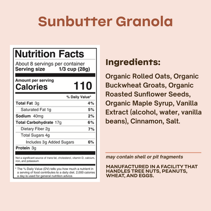 Sunbutter Granola