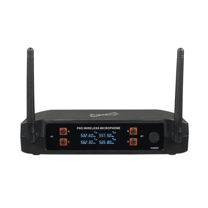Supersonic 4 Channel 2.4G Wireless Microphone System