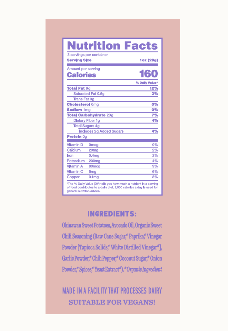 Okinawan Sweet Potato Chips | Sweet Chili