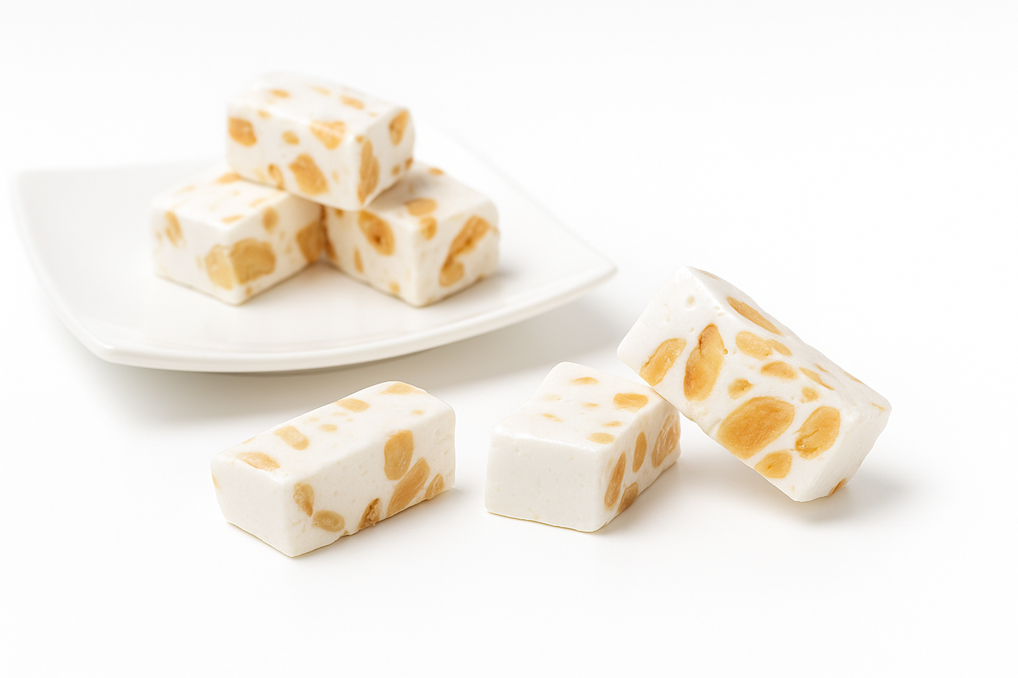 Andy Anand Sugar Free Almond Brittle Nougat -Turron, Gluten Free, Crunchy, European Sugar Free Turron Taste in Every Bite, Made in Europe
