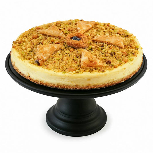 Andy Anand Sugar Free Baklava Cheesecake: Unparalleled Freshness, Best Cheese Cake For Diabetic Friendly Dessert Lovers (9-inch, 2.8 lbs)