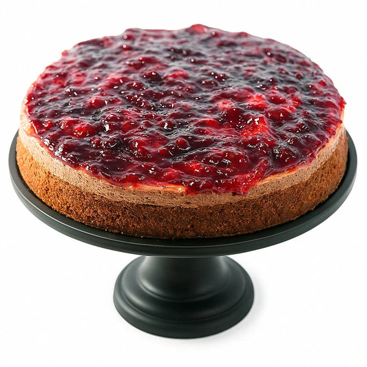 Andy Anand Sugar Free Chocolate Wildberry Mousse Cake (3 lbs) - Enjoy the amazing taste of a classic Chocolate Mousse cake without the sugar! Perfect for guilt-free celebrations