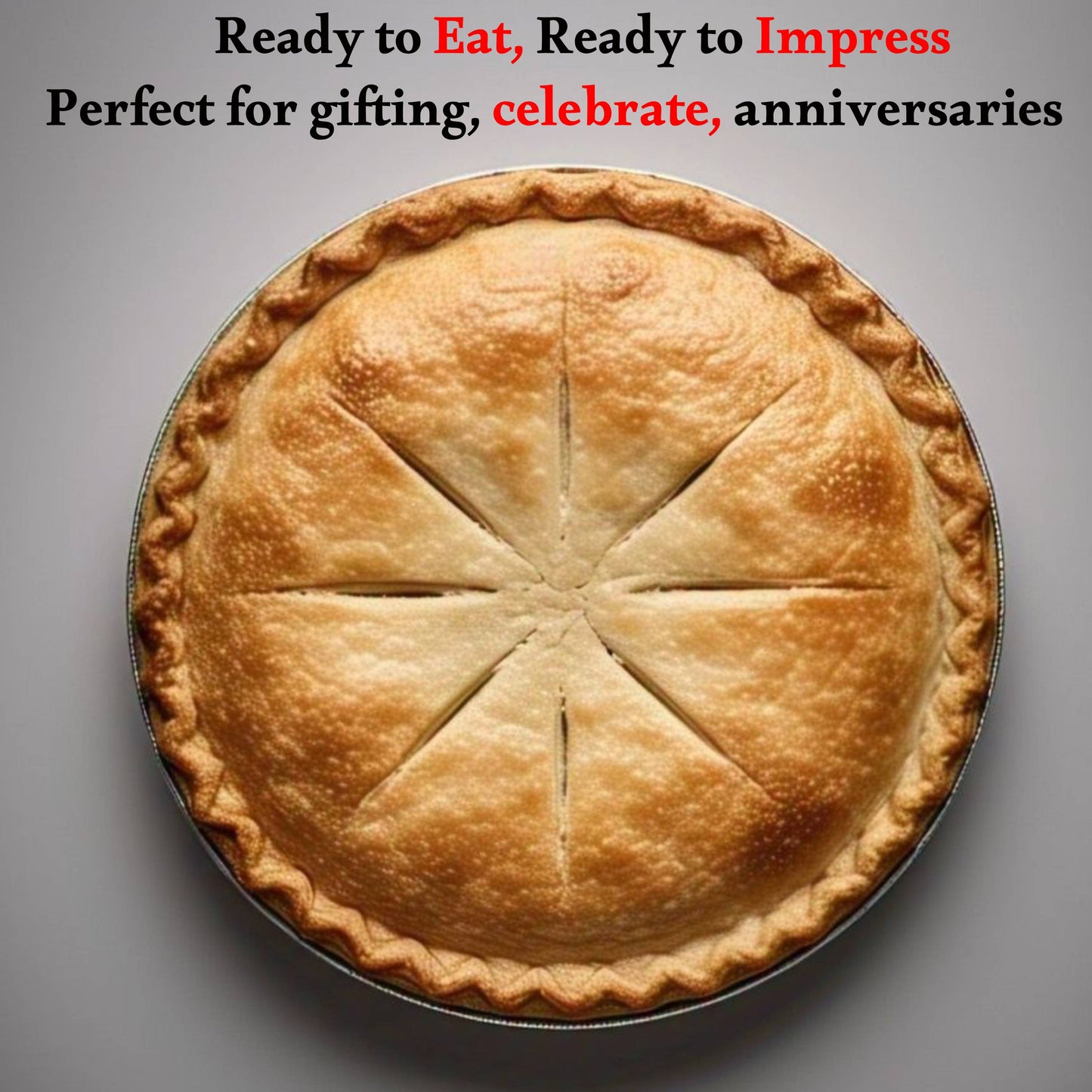 Andy Anand Sugar Free Cherry Pie - Enjoy the amazing taste of a classic Cherry Pie without the sugar! (2.9 lbs)