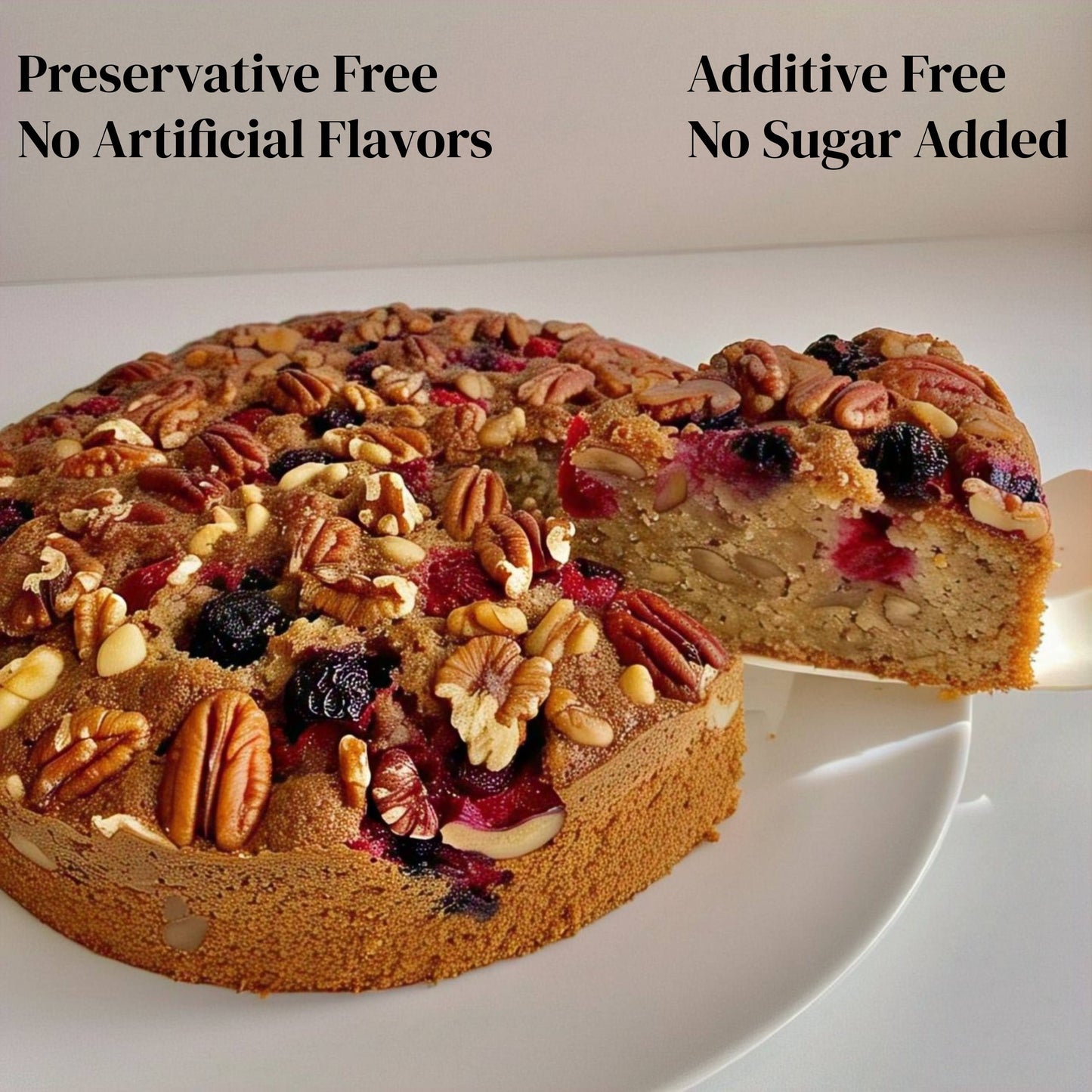 Andy Anand Sugar Free Fruit Cake Amazing-Decadent Hand Made (2.8 Lbs)