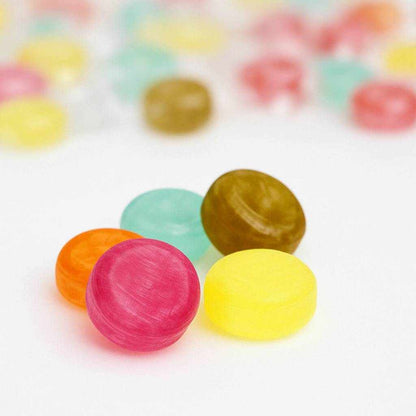 Andy Anand Chocolatier Sugar Free Fruit Candies - Mixed Fruit Hard Candy - Made in Europe, Gluten Free, Individually Wrapped, Stevia Sweetened, Low Calorie Snacks Fruity (80 Pcs, 7 Oz)