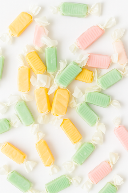 Andy Anand 70 pcs Sugar Free Fruit Toffees ,trio of Strawberry-Orange-Lemon flavors, Sugar Free Diabetic Friendly Assorted Candy - Perfect for Any Occasion 7 Oz