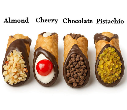 Andy Anand Sugar Free Cannoli Chocolate Sicilian Italian Dessert 8 Pcs