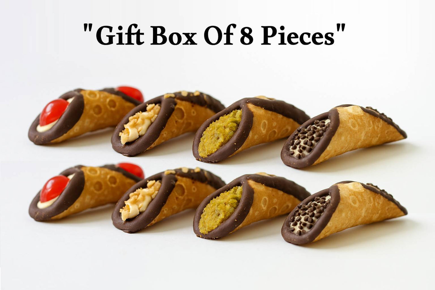 Andy Anand Sugar Free Cannoli Chocolate Sicilian Italian Dessert 8 Pcs