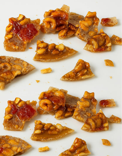 Andy Anand's Sugar Free Fruit Brittle with Exotic fruits Papaya, Mango, Pomelo - Croccante, Imported from Italy, a Crunchy Delight that Melts in Your Mouth! 1 lbs