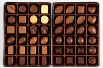 Andy Anand 48 Pc Sugar Free Chocolate Truffles – Pure Delight, Premium Belgian Truffles Made with 60% Chocolate (Cocoa Butter)