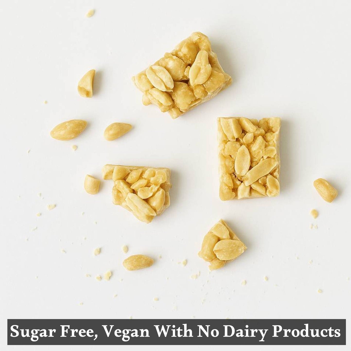 Andy Anand Sugar Free Peanut Brittle - 7 Oz Decadent Treats, The Best Healthy Sugar Free Peanut Brittle