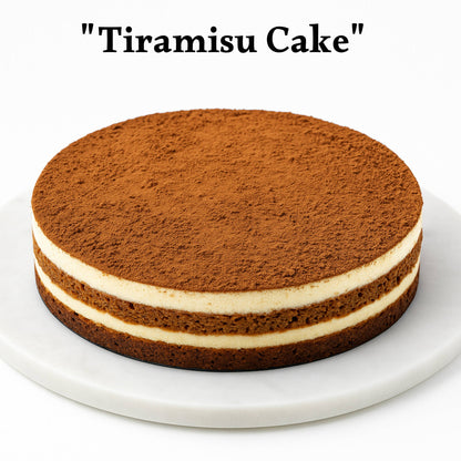 Andy Anand Sugar Free Tiramisu Mousse Cake Decadent Delight! Chiffon Velvety (2.2 lbs), Baked Fresh Daily, Fresh & Natural Ingredients, No Preservatives, Amazingly Delicious & Light!