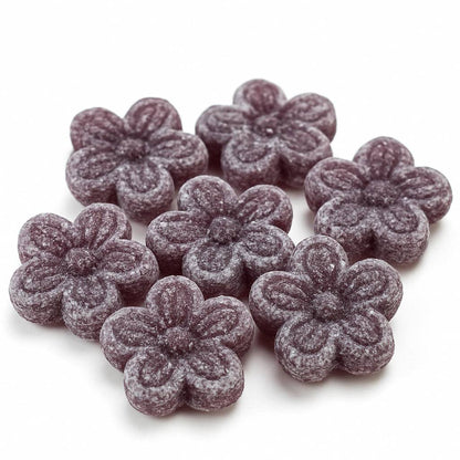 Andy Anand 150 Pc Sugar Free Violets, A Typical Old Candy Dragée Shaped Like A Flower Of Five Petals Made With The Essence Of Violet, Sugar Free Hard Candy - Made in Europe 3.5 Oz - 3 Pack (Shipped Free)