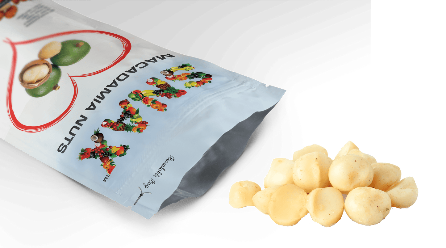 Macadamia.US Treat Of The Day! Organic Macadamia Nuts - Roasted & Sea Salted - 32oz (2LB)