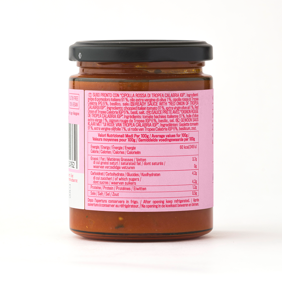 Sugo Pronto Cipolla Rossa (READY SAUCE  WITH TROPEA RED ONION PGI)