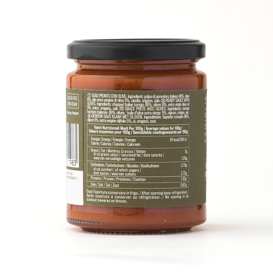 Sugo Pronto Olive Verdi (READY GREEN  OLIVE SAUCE)
